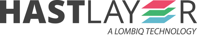 Hastlayer logo with tagline